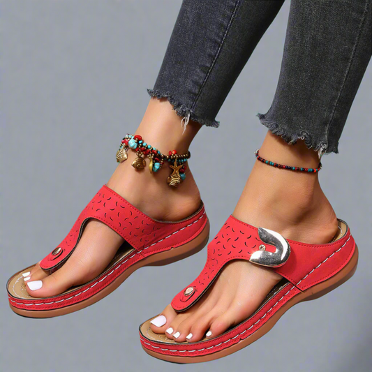 Cameron | Buckled Toe Post Sandals