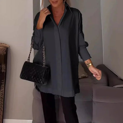 Livia | Long Sleeve Oversized Shirt
