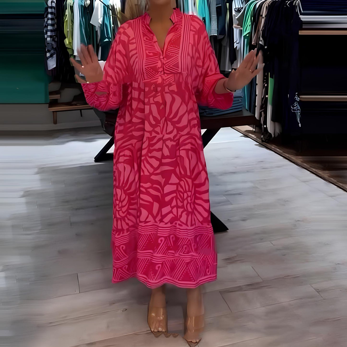 Amanda – Colourful and Airy Maxi Dress