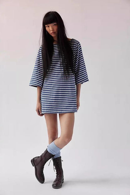 Essentials Loft™ | Contrast Striped T-Shirt