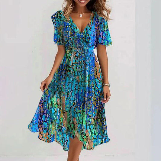 Farah | Wrap Front Midi Dress