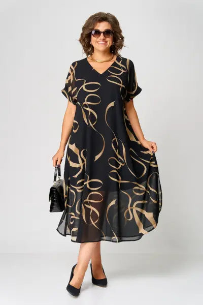 Plus Size Chiffon Dress | Comfortable and Breathable