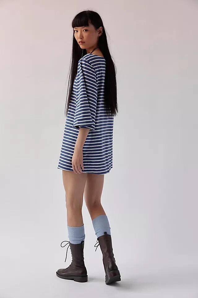 Essentials Loft™ | Contrast Striped T-Shirt