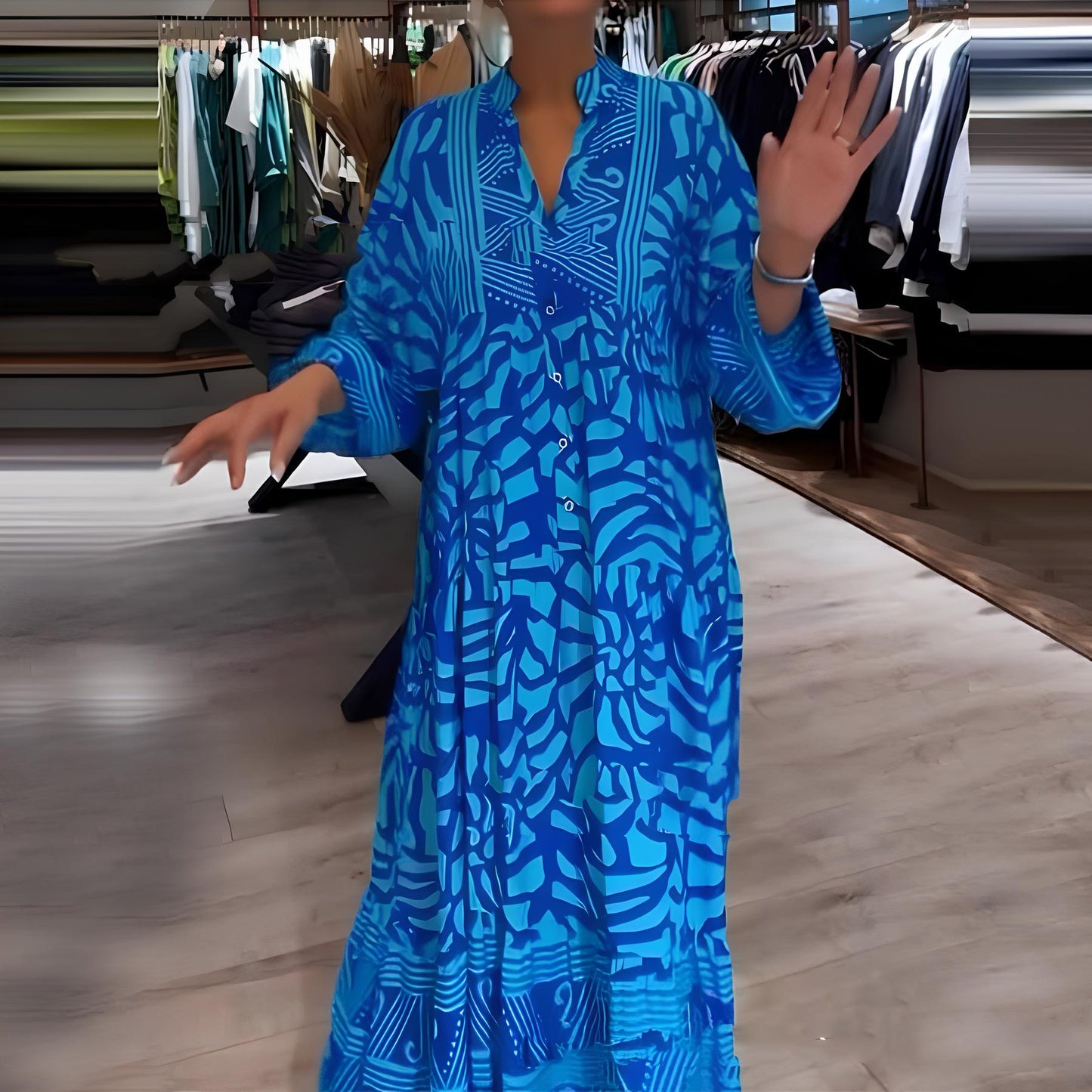 Amanda – Colourful and Airy Maxi Dress