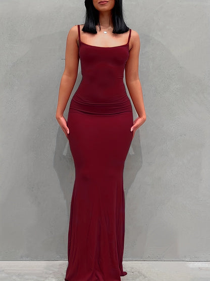 Allie – Sleek Bodycon Maxi Dress
