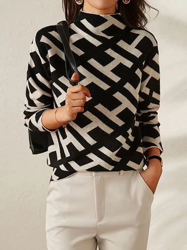Jessy - Elegant Turtleneck Jumper