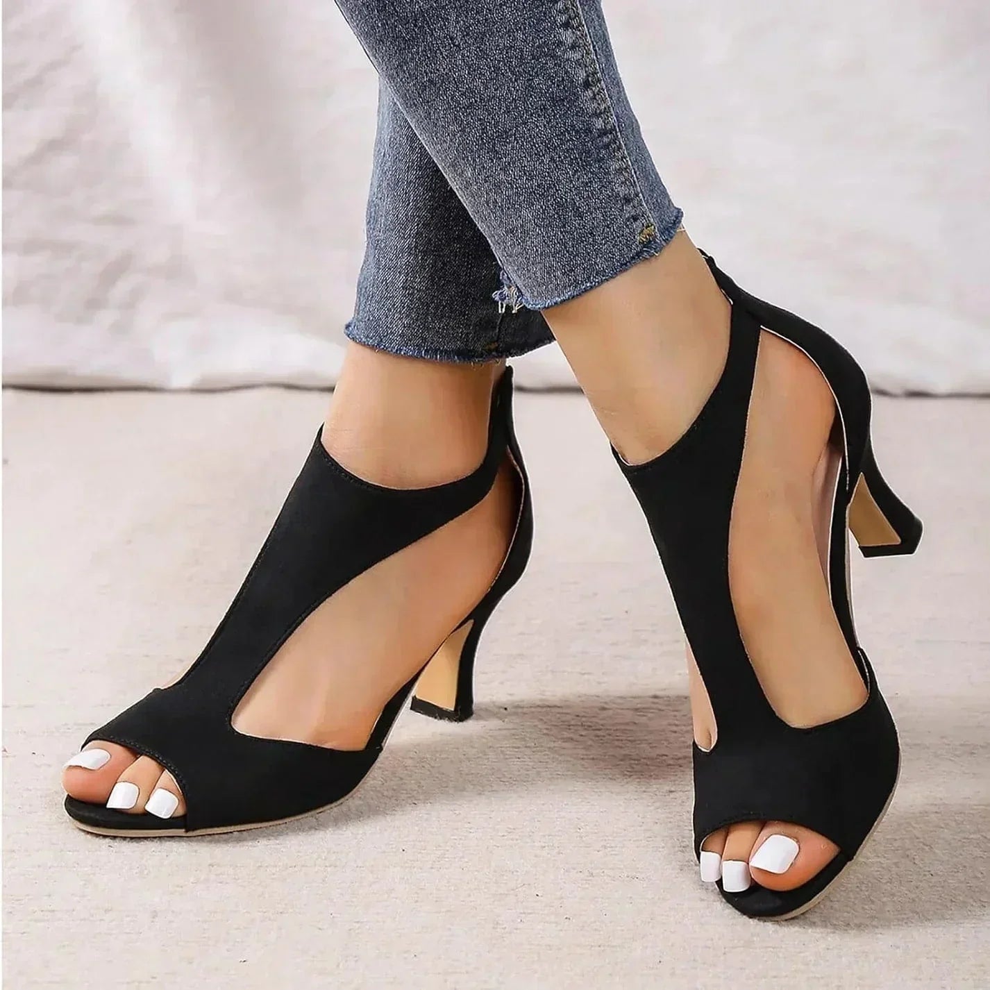 Ivy | Open-Toe Heeled Sandals