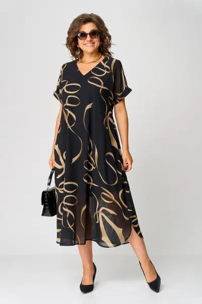Plus Size Chiffon Dress | Comfortable and Breathable
