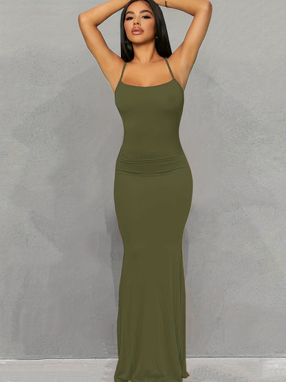 Allie – Sleek Bodycon Maxi Dress