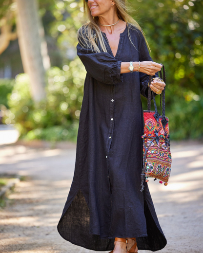 Allegra – Button-Down Maxi Dress
