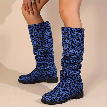Aria | Leopard Print Mid-Calf Boots