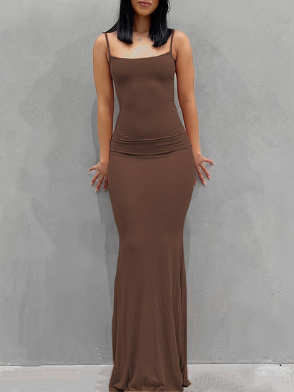 Allie – Sleek Bodycon Maxi Dress