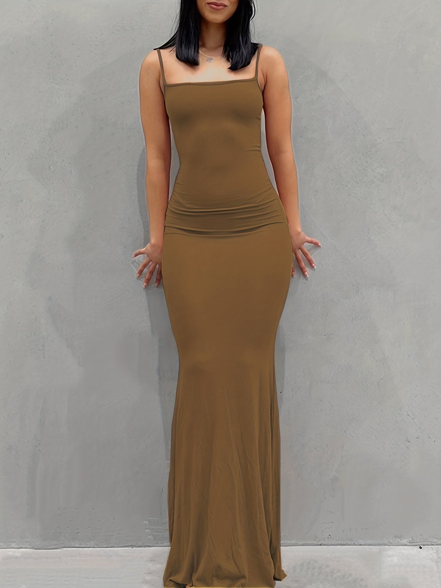 Allie – Sleek Bodycon Maxi Dress