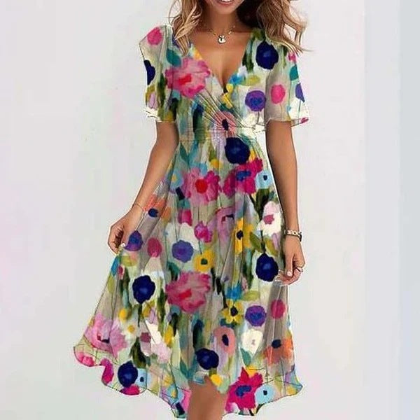Farah | Wrap Front Midi Dress