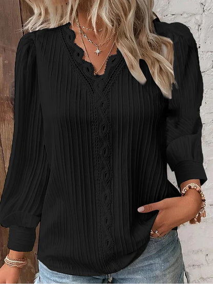 Alison – Collared Ribbed Knit Sweater