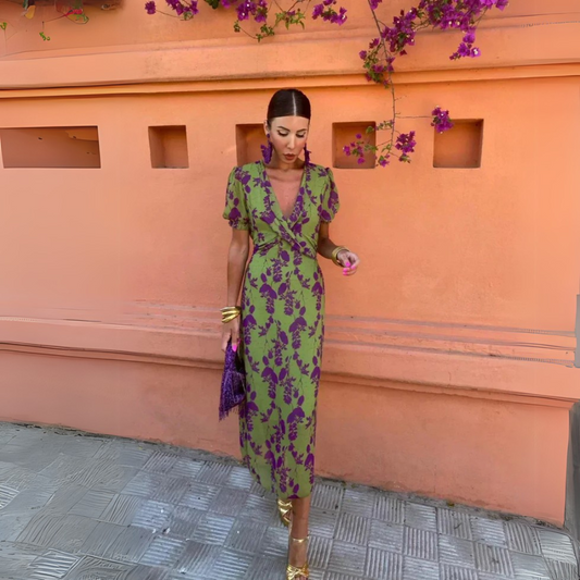 DANIELLE | FLORAL MIDI DRESS