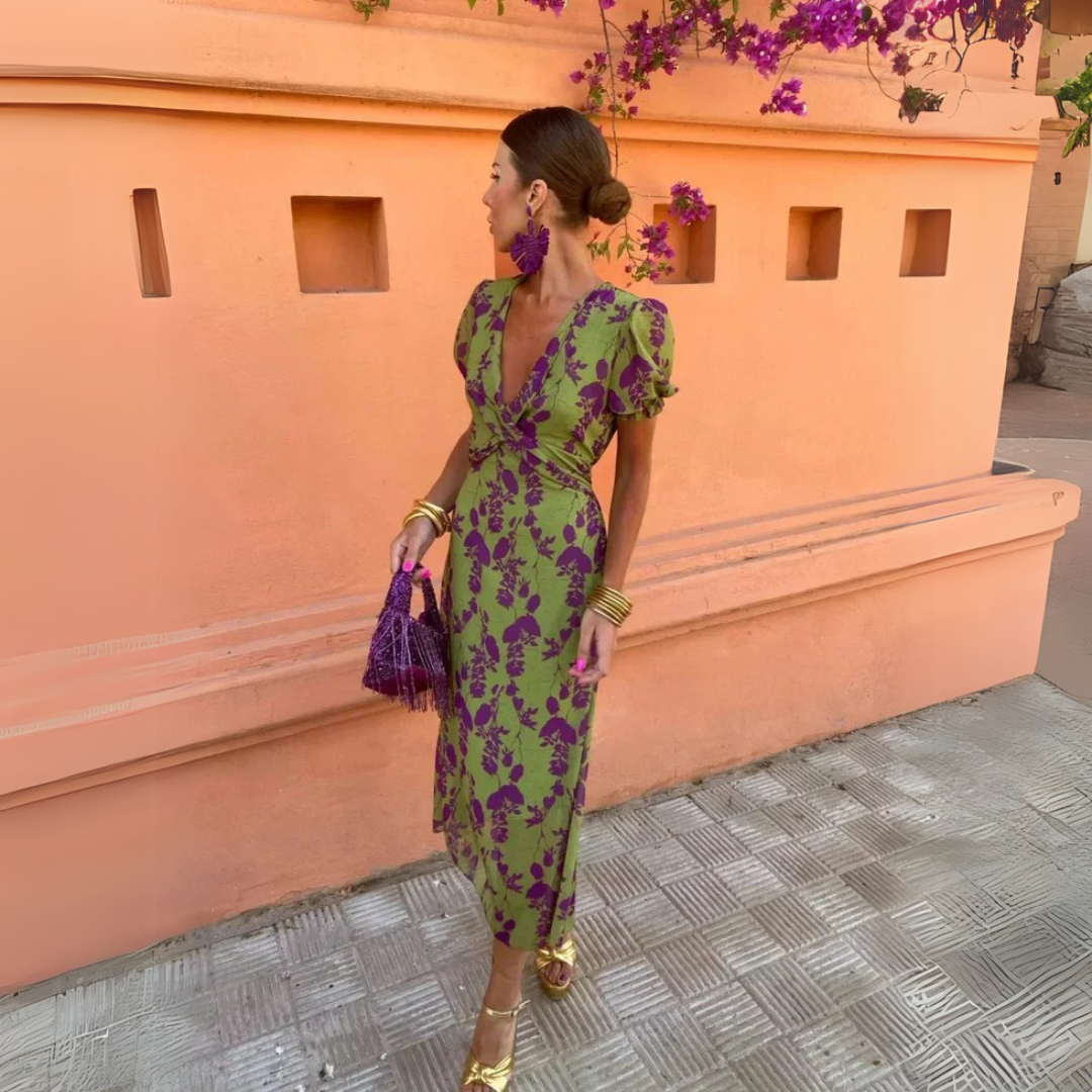 DANIELLE | FLORAL MIDI DRESS