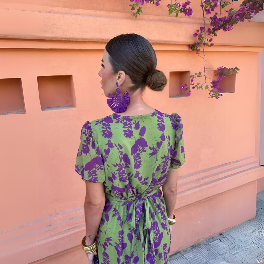DANIELLE | FLORAL MIDI DRESS