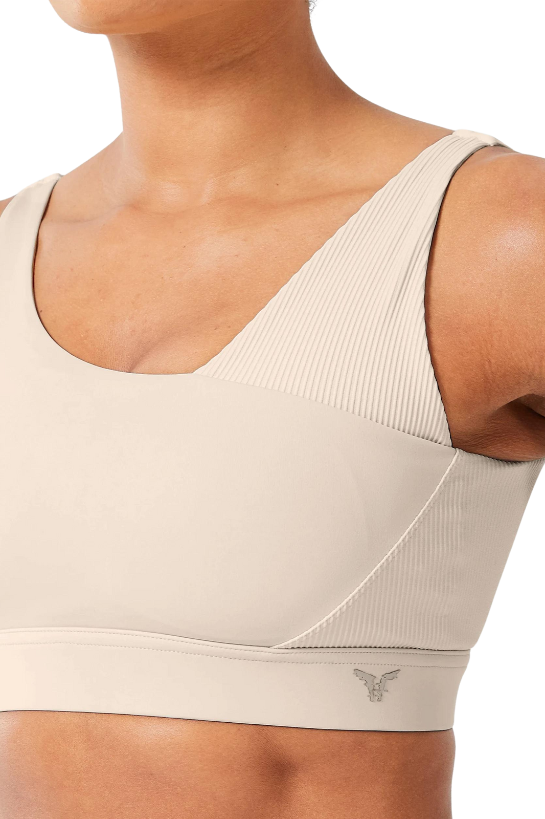 Code Ribbed High Support Sports Asymmetric Bra