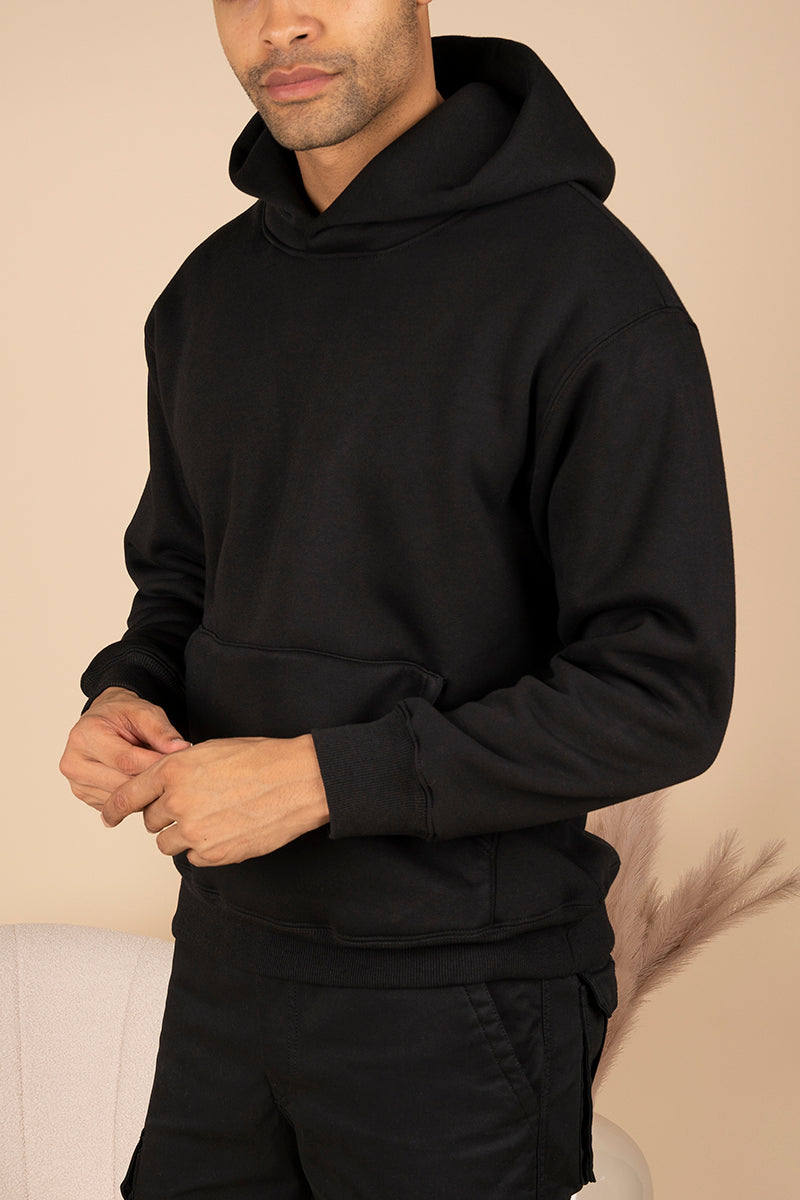 Premium Oversized Hoodie - Black