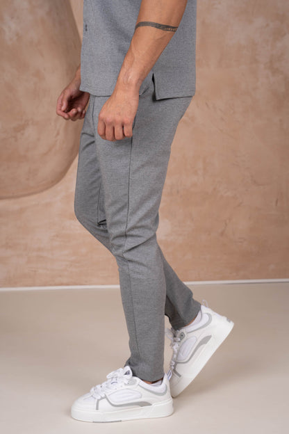 Essentials Loft™ | Marl Pintuck Pant - Grey