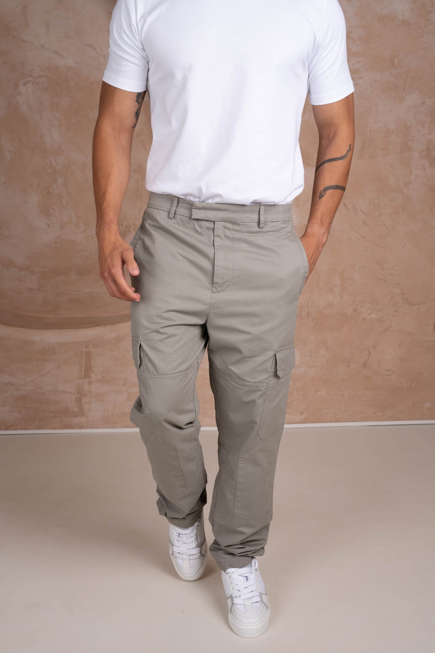 Premium Relaxed Cargo Pant - Olive