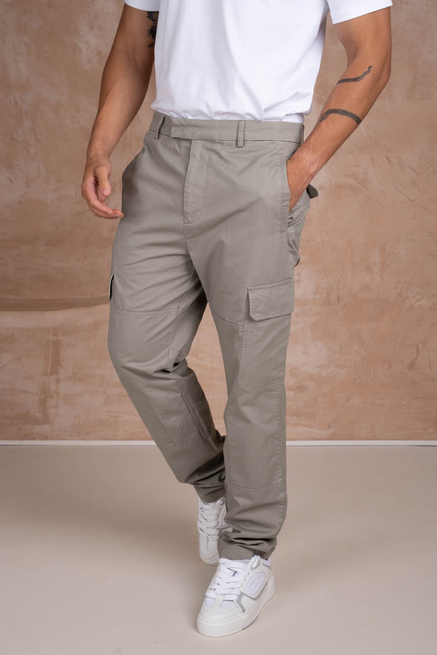 Premium Relaxed Cargo Pant - Olive