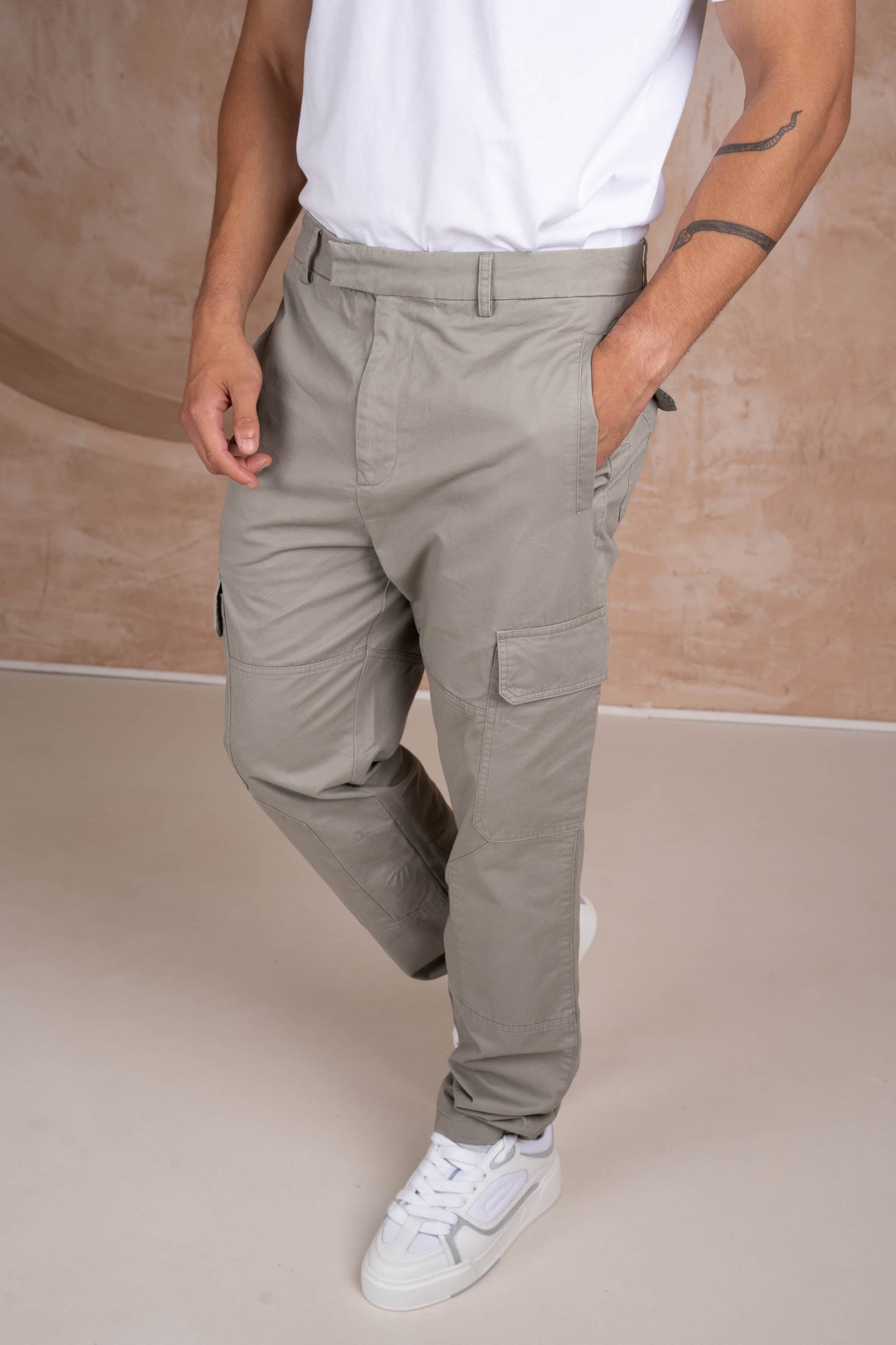 Premium Relaxed Cargo Pant - Olive