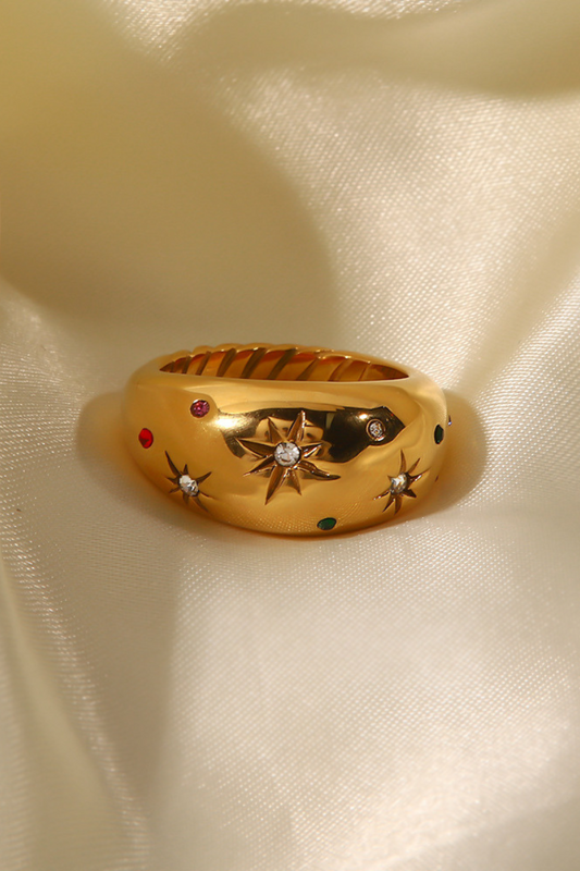 Essentials Loft™ | Euphrasie Sun Rhinestone Ring