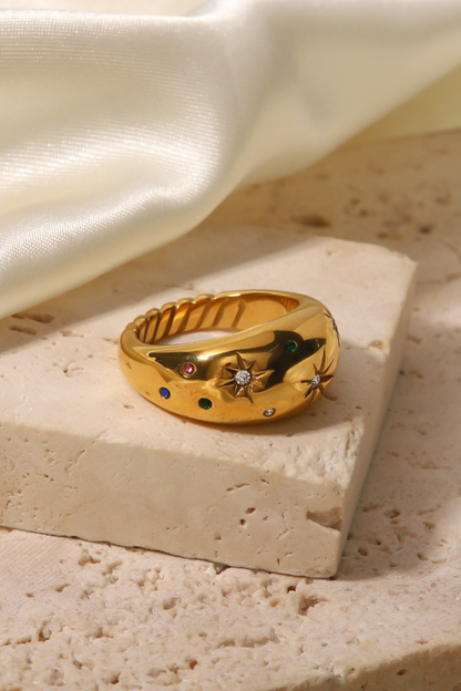 Essentials Loft™ | Euphrasie Sun Rhinestone Ring