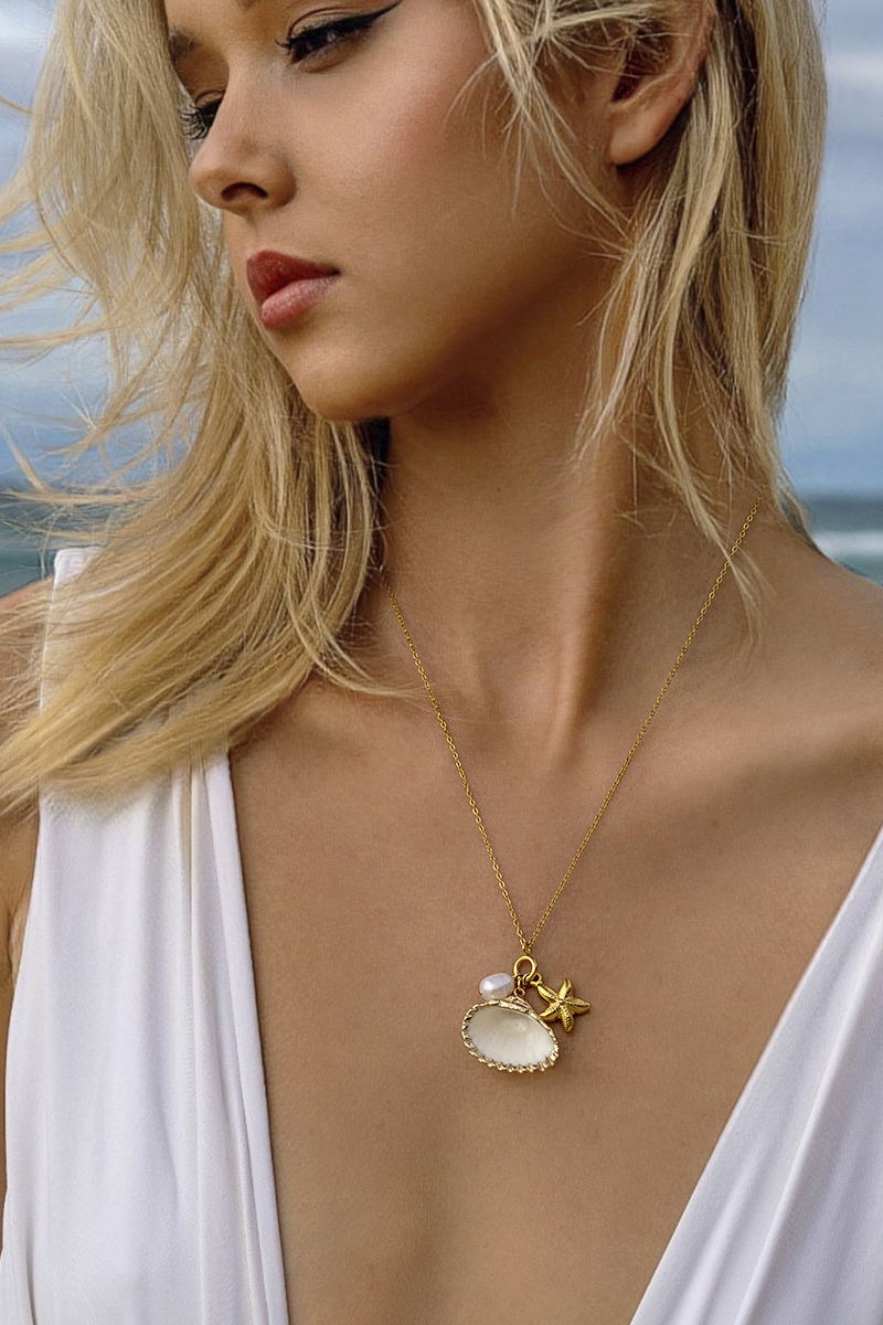 Essentials Loft™ | Flavie Shell Starfish Pearl Necklace