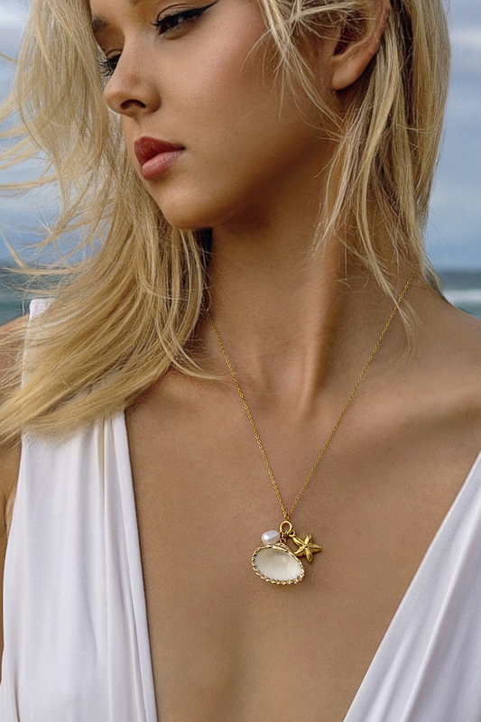 Essentials Loft™ | Flavie Shell Starfish Pearl Necklace