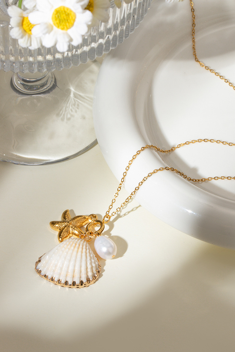 Essentials Loft™ | Flavie Shell Starfish Pearl Necklace