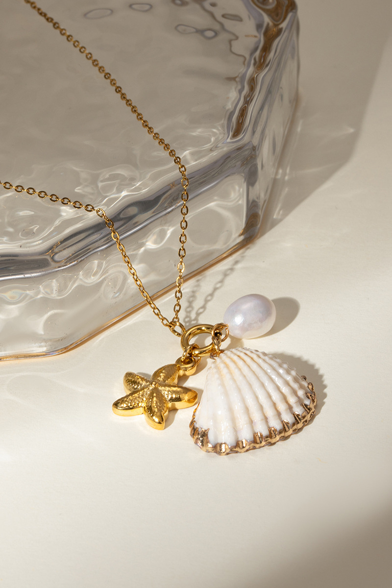 Essentials Loft™ | Flavie Shell Starfish Pearl Necklace