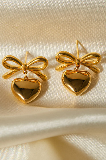 Essentials Loft™ | Florine Bow Heart Earrings