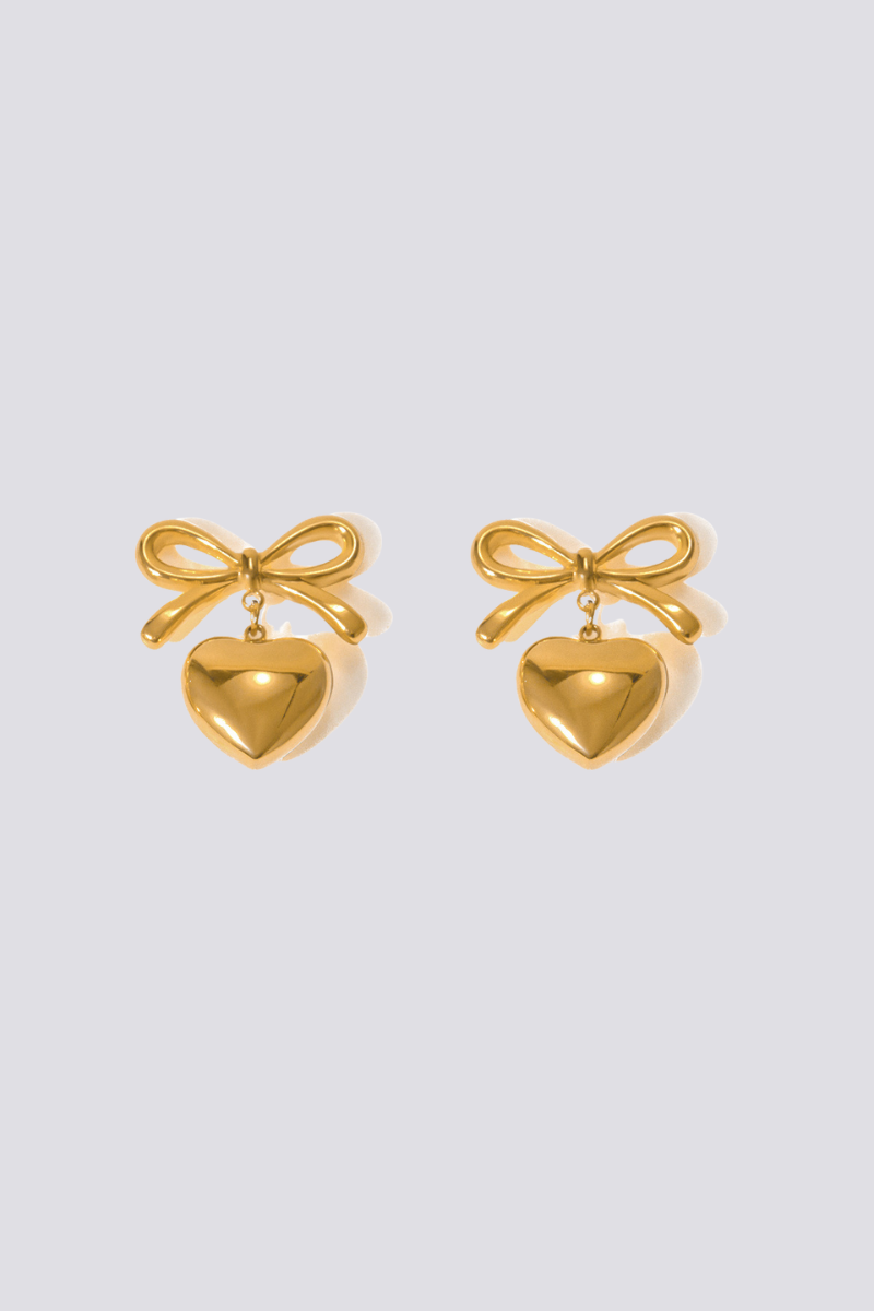 Essentials Loft™ | Florine Bow Heart Earrings