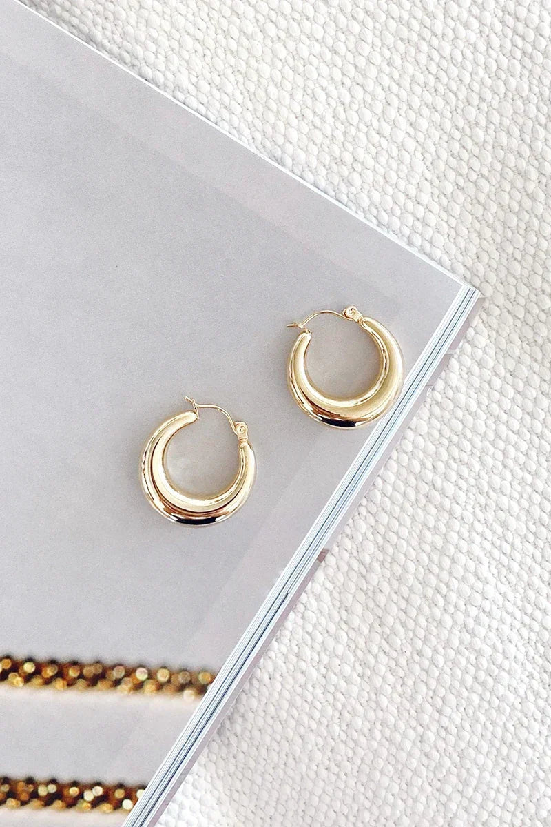 Essentials Loft™ | Essential Hoop Earrings - Gold