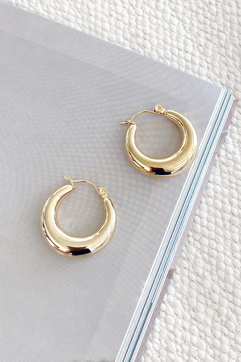 Essentials Loft™ | Essential Hoop Earrings - Gold