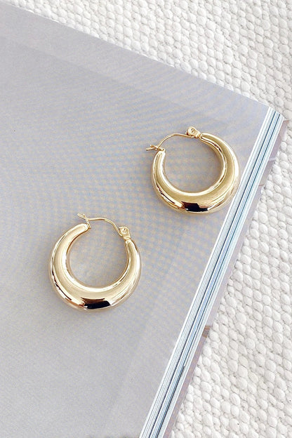 Essentials Loft™ | Essential Hoop Earrings - Gold