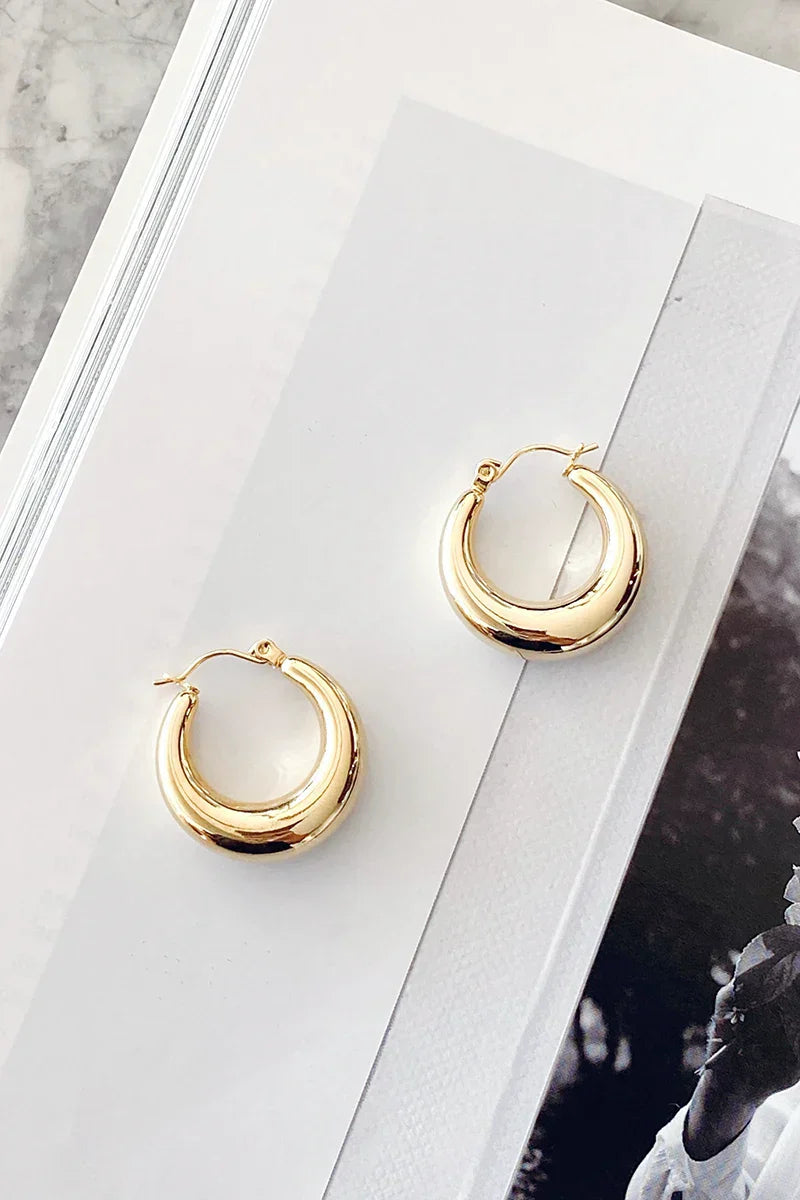 Essentials Loft™ | Essential Hoop Earrings - Gold