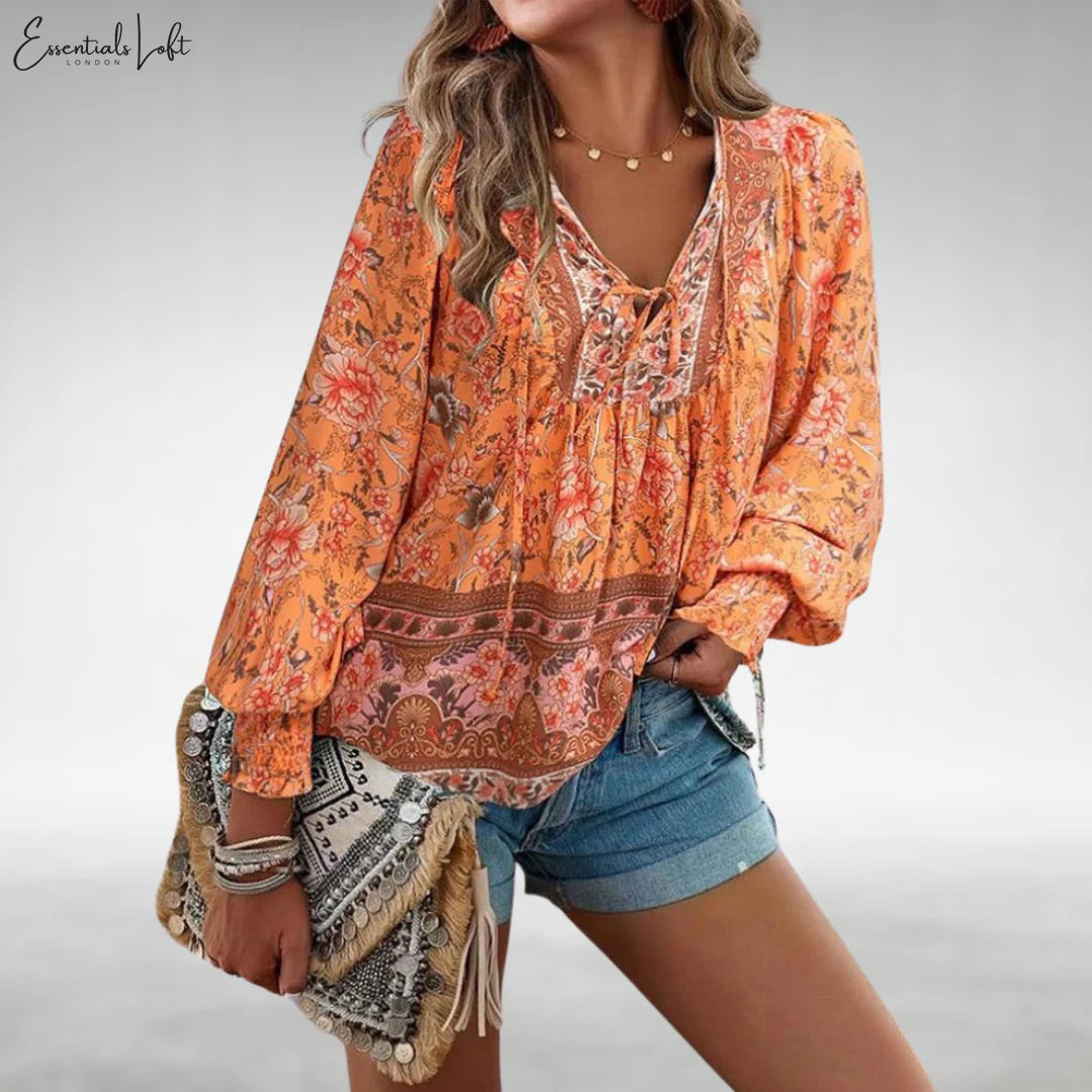 KIRSTEN | BOHO FLORAL TOP