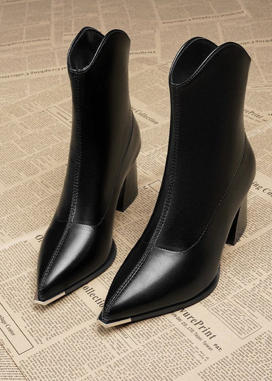 Maya | Pointed Toe Ankle Boots