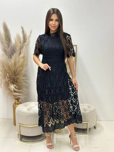 Emma – Lace Detail Maxi Dress