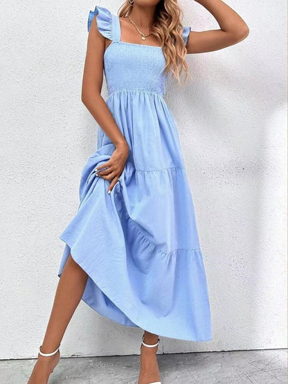 CJ – Smocked Tiered Maxi Dress