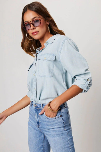 Essentials Loft™ | Ashley Denim Shirt