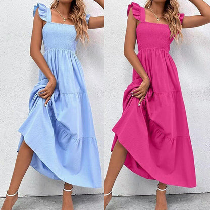 CJ – Smocked Tiered Maxi Dress
