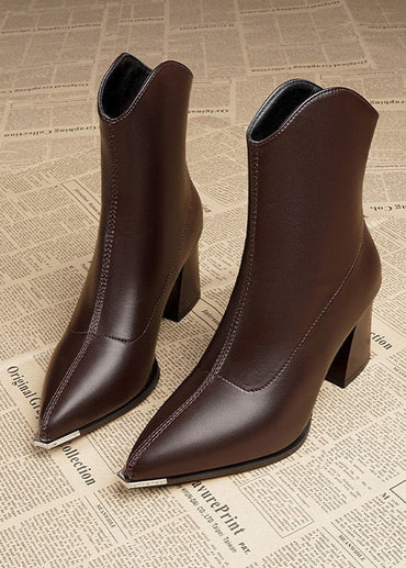 Maya | Pointed Toe Ankle Boots