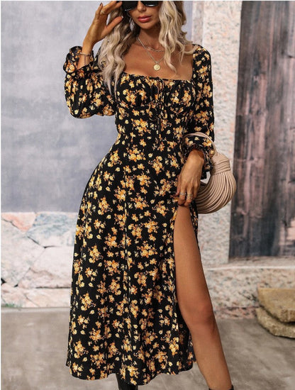 Bianca | Romantic Floral Midi Dress