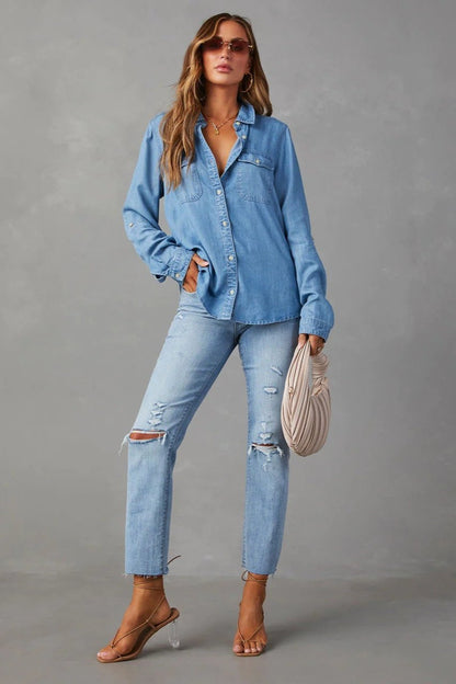 Essentials Loft™ | Ashley Denim Shirt