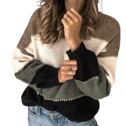 Erika - Comfy Striped Jumper